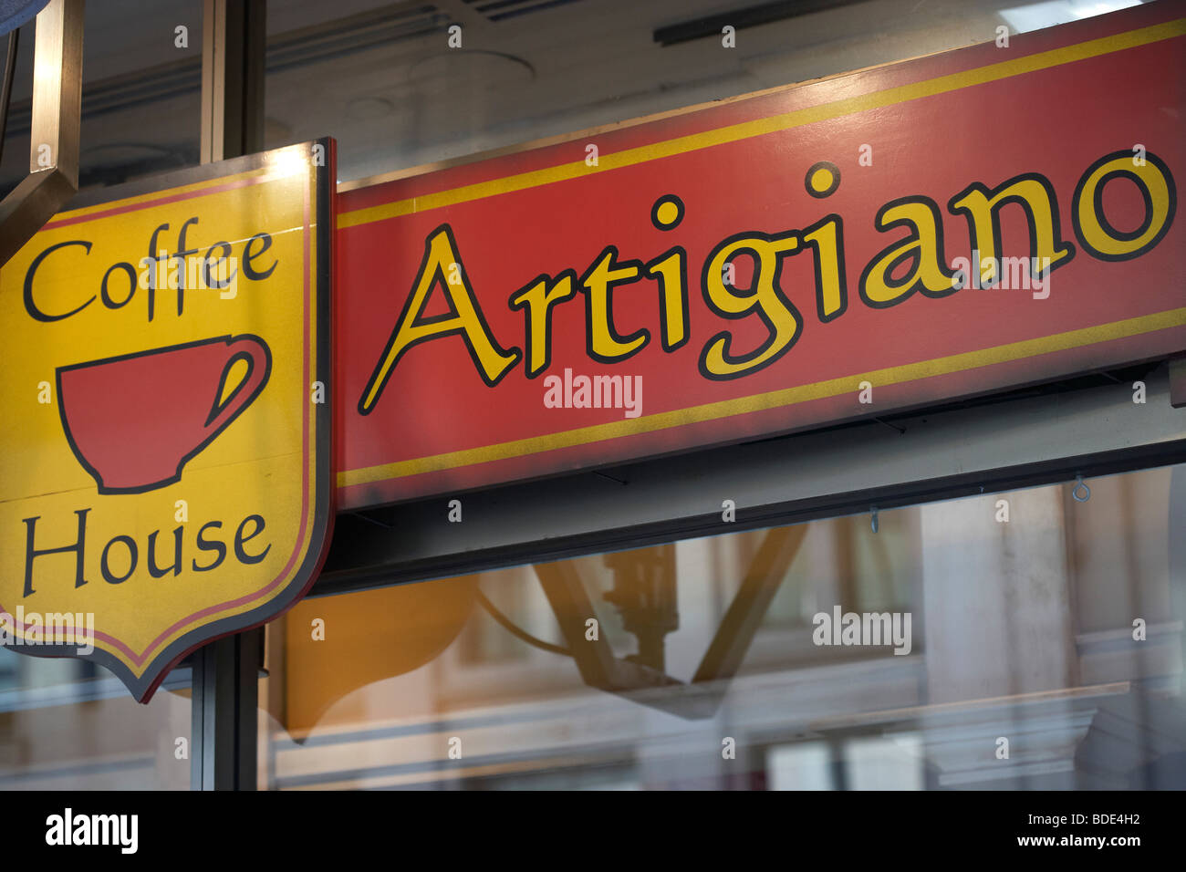 Entrance to coffee shop diner, Vancouver, BC, British Columbia, Canada