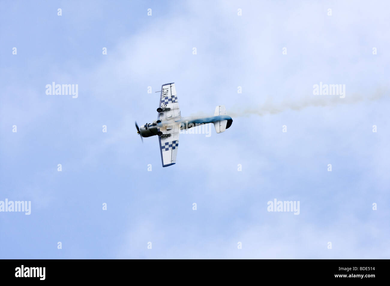 Cossacks aerobatic team Yakolev Yak-52 Stock Photo - Alamy
