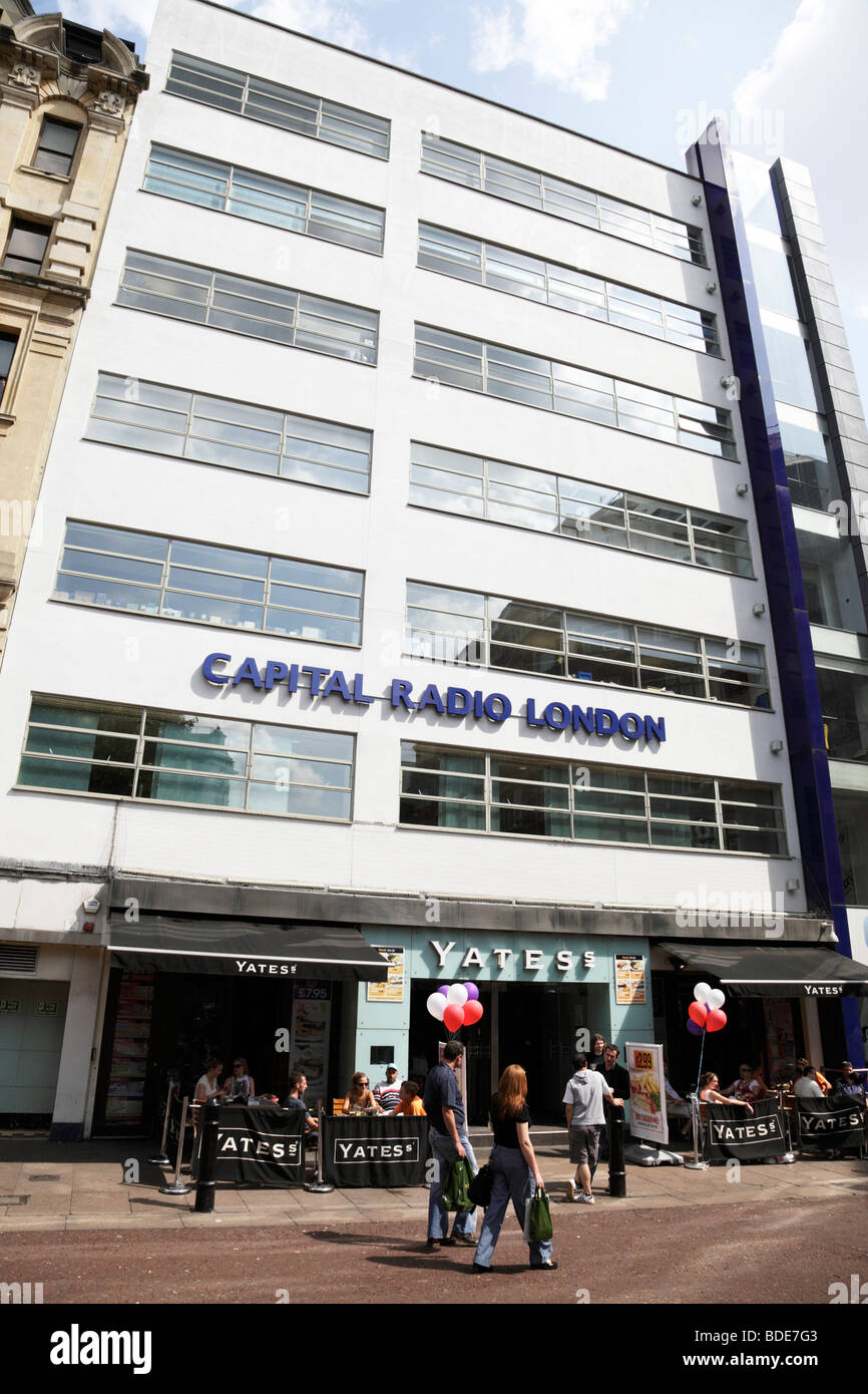 capital radio building leicester square london uk Stock Photo - Alamy