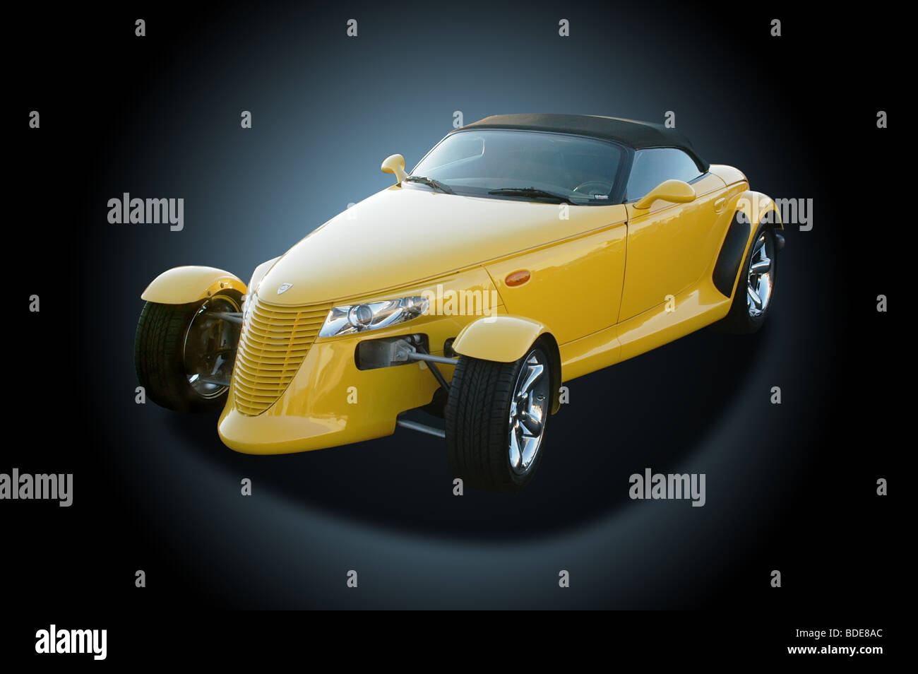 Plymouth Prowler Front bumpers removed. Stock Photo