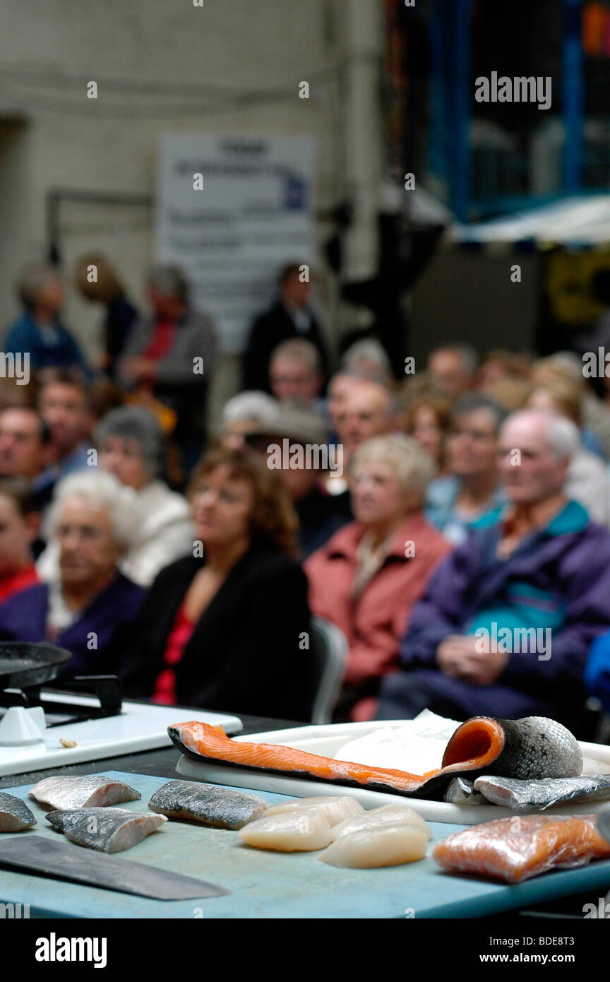 Audience of a cookery show. Stock Photo