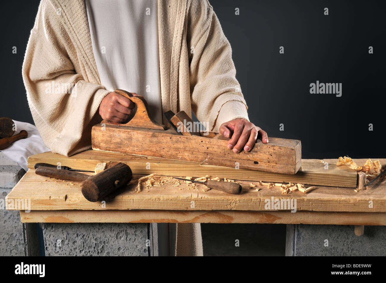 Jesus carpenter hires stock photography and images Alamy