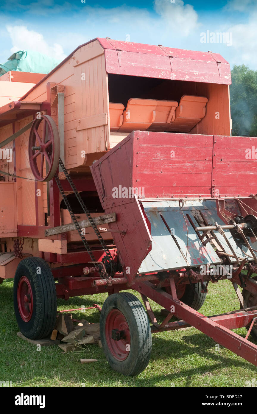 Steam Threshing Machine Stock Photos & Steam Threshing Machine Stock