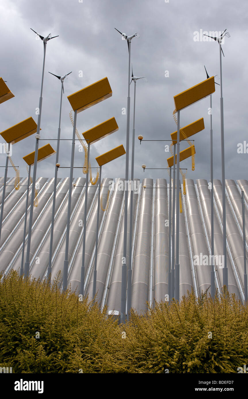 Arc, architecture centre, a building with solar and wind energy and a ...