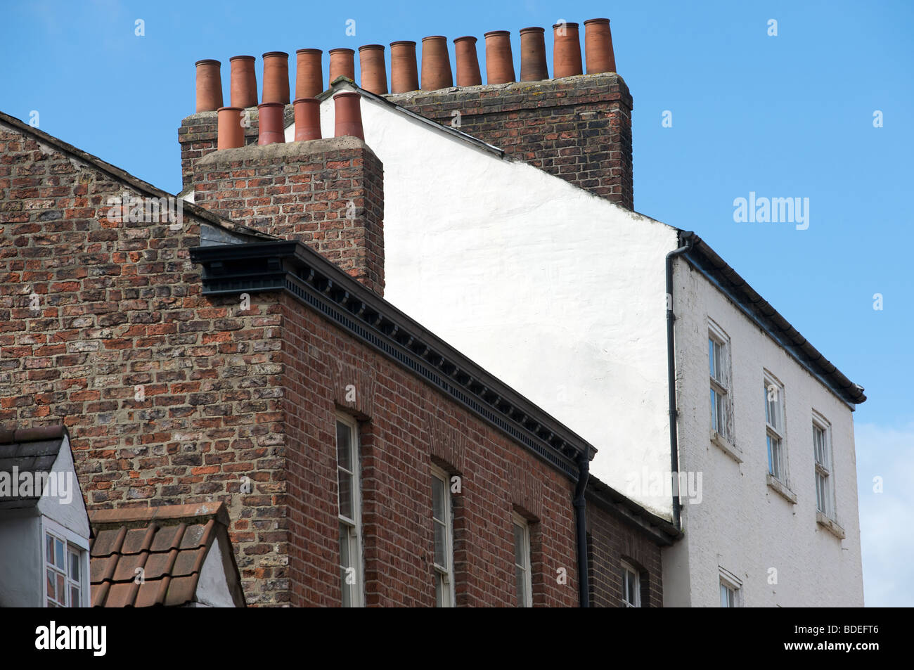 Houses, York, Yorkshire, UK Stock Photo Alamy