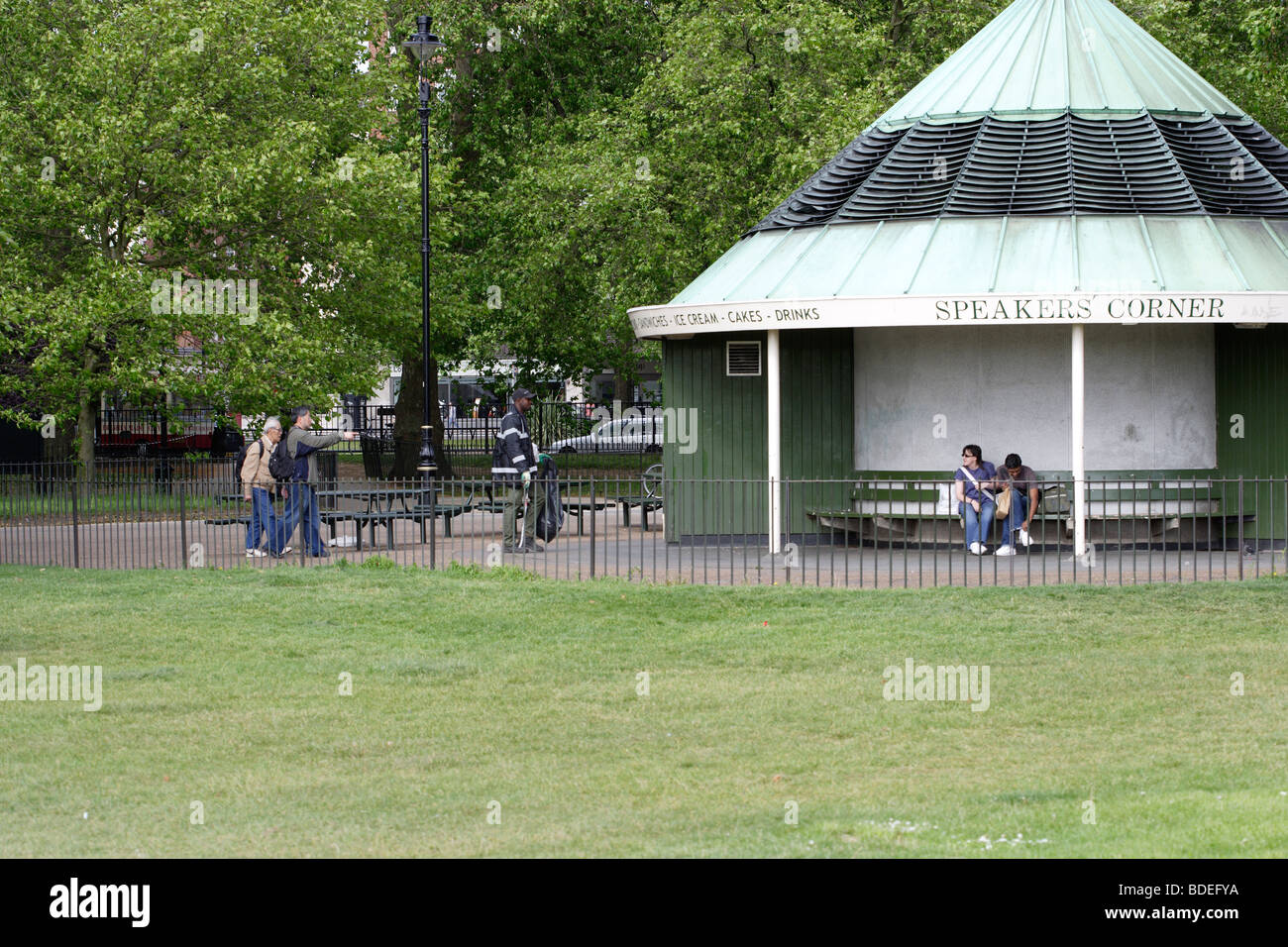 Speakers Corner, Hyde Park, London, England, UK Stock Photo