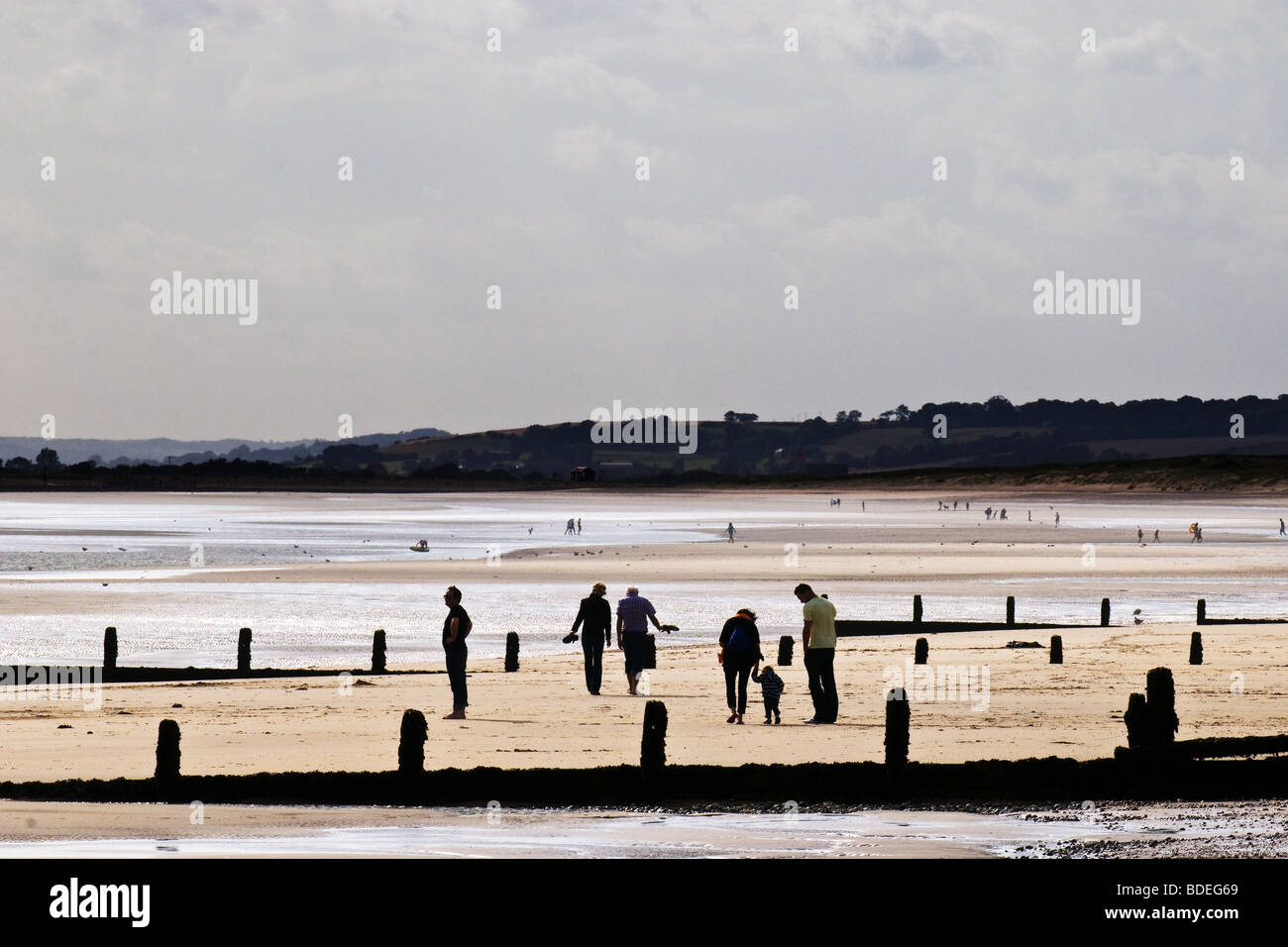 Camber sands beach family hi-res stock photography and images - Alamy