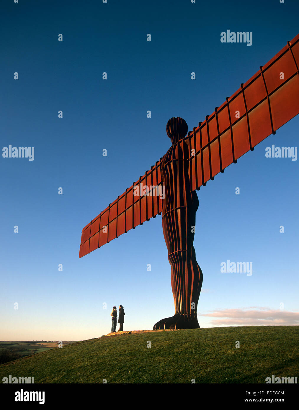 The Angel of the North in Gateshead, Tyne & Wear, England Stock Photo ...