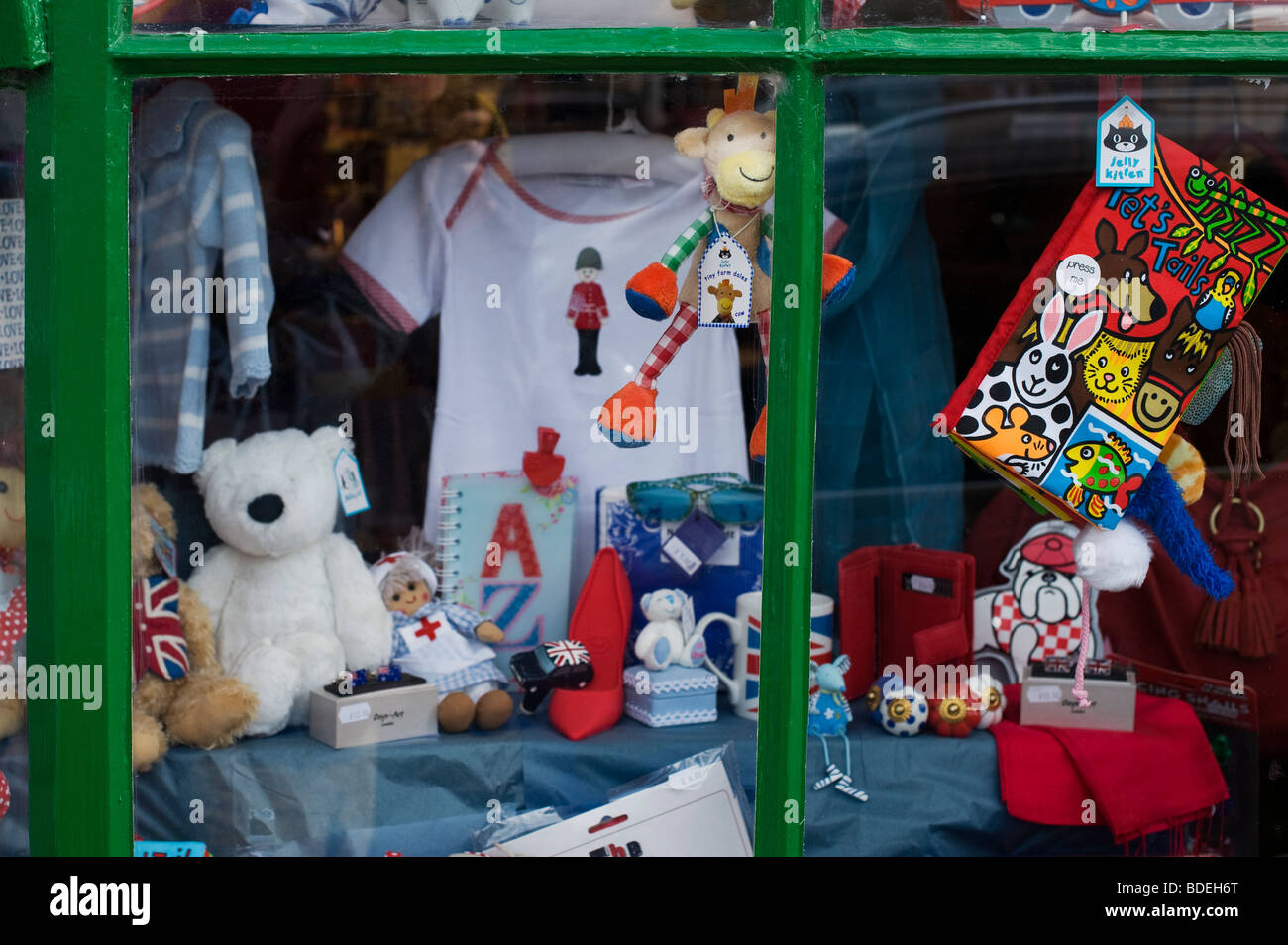 Childrens toy shop front in Chipping Campden, Cotswolds, Gloucestershire, England Stock Photo