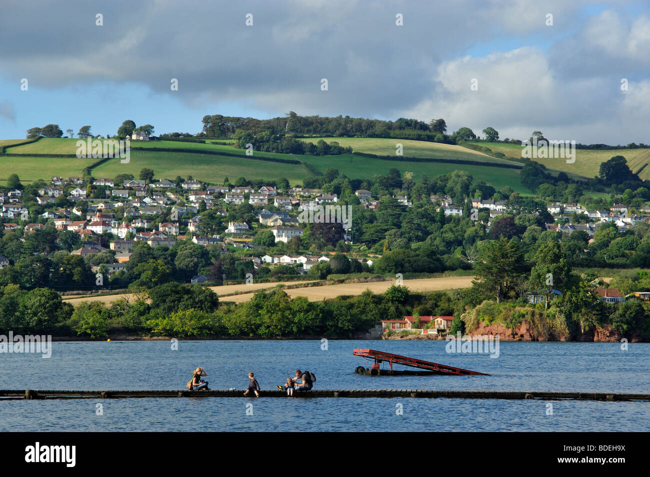 A view over the River Teign and from Coombe Cellars