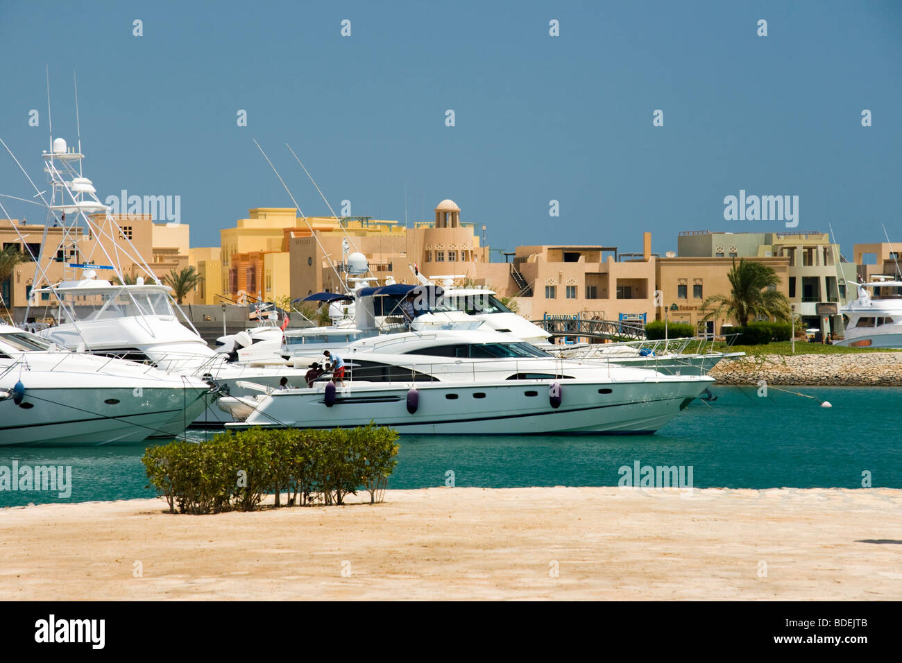 Abu Tig Marina, El Gouna, Hurghada,Red Sea, Egypt Stock Photo