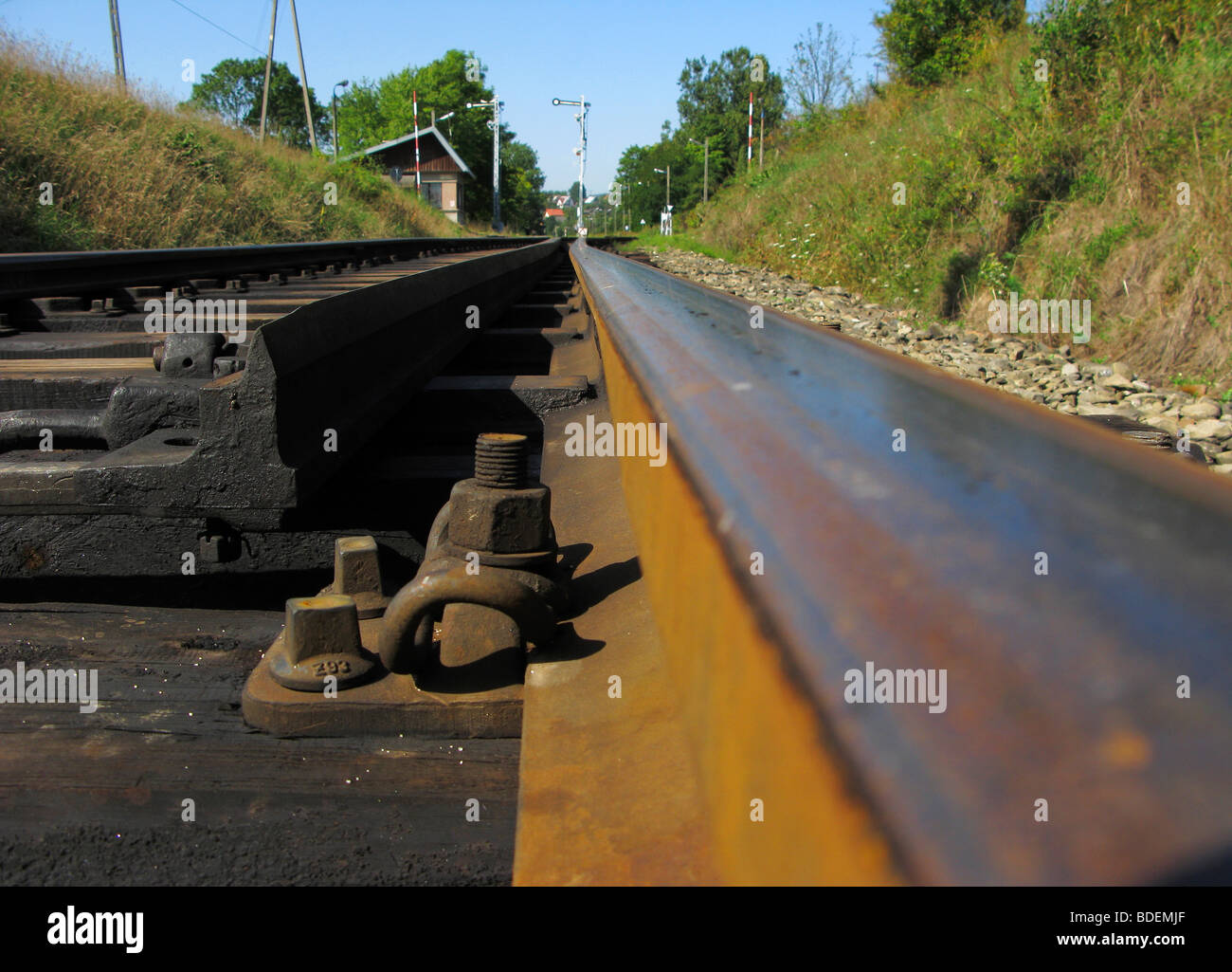 Railroad, concept Stock Photo