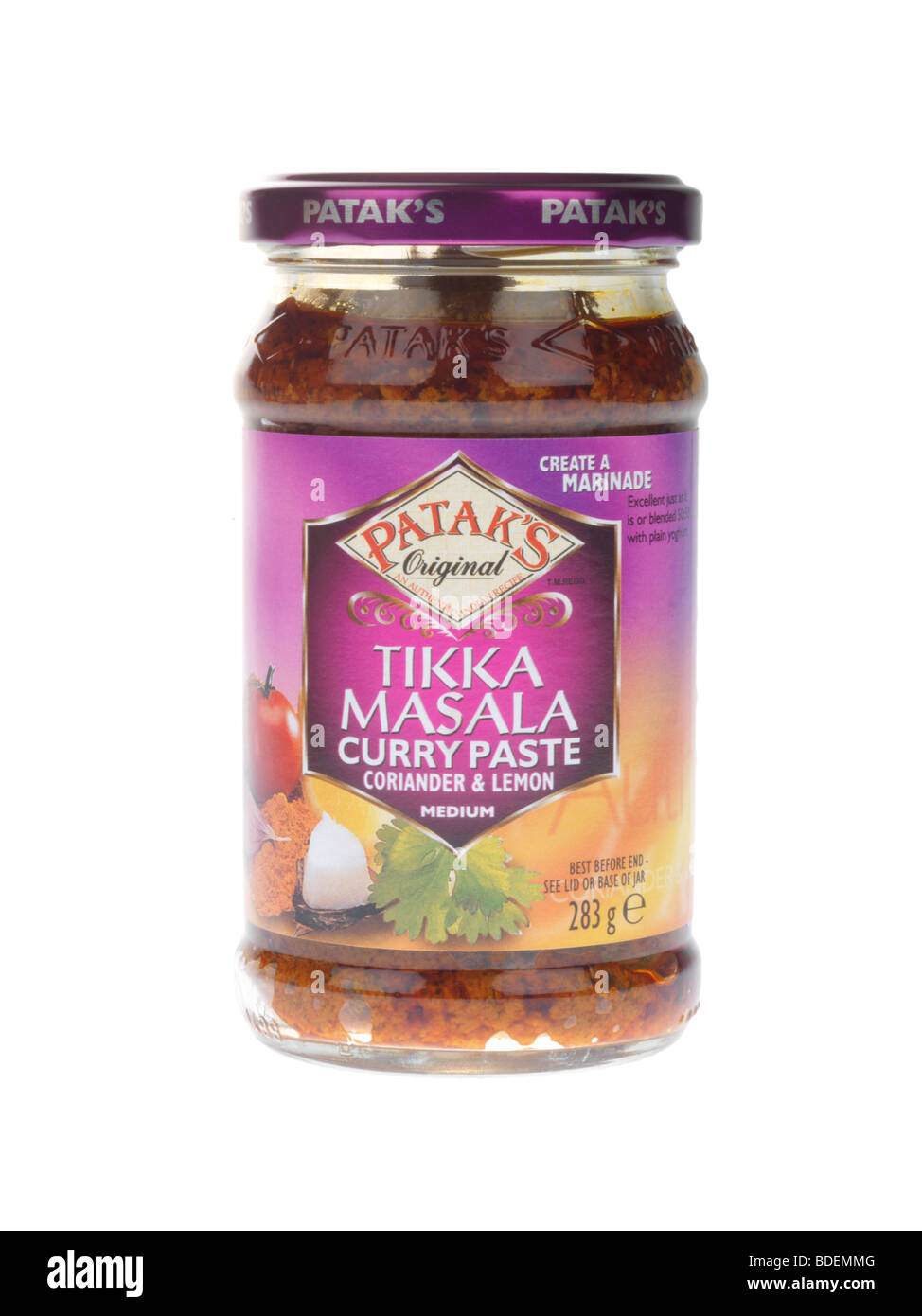 Tikka Masala Curry Paste Stock Photo