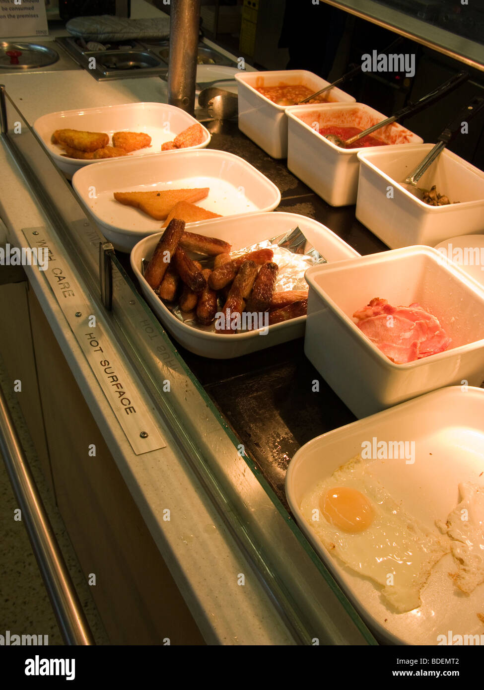 canteen breakfast bar Stock Photo Alamy