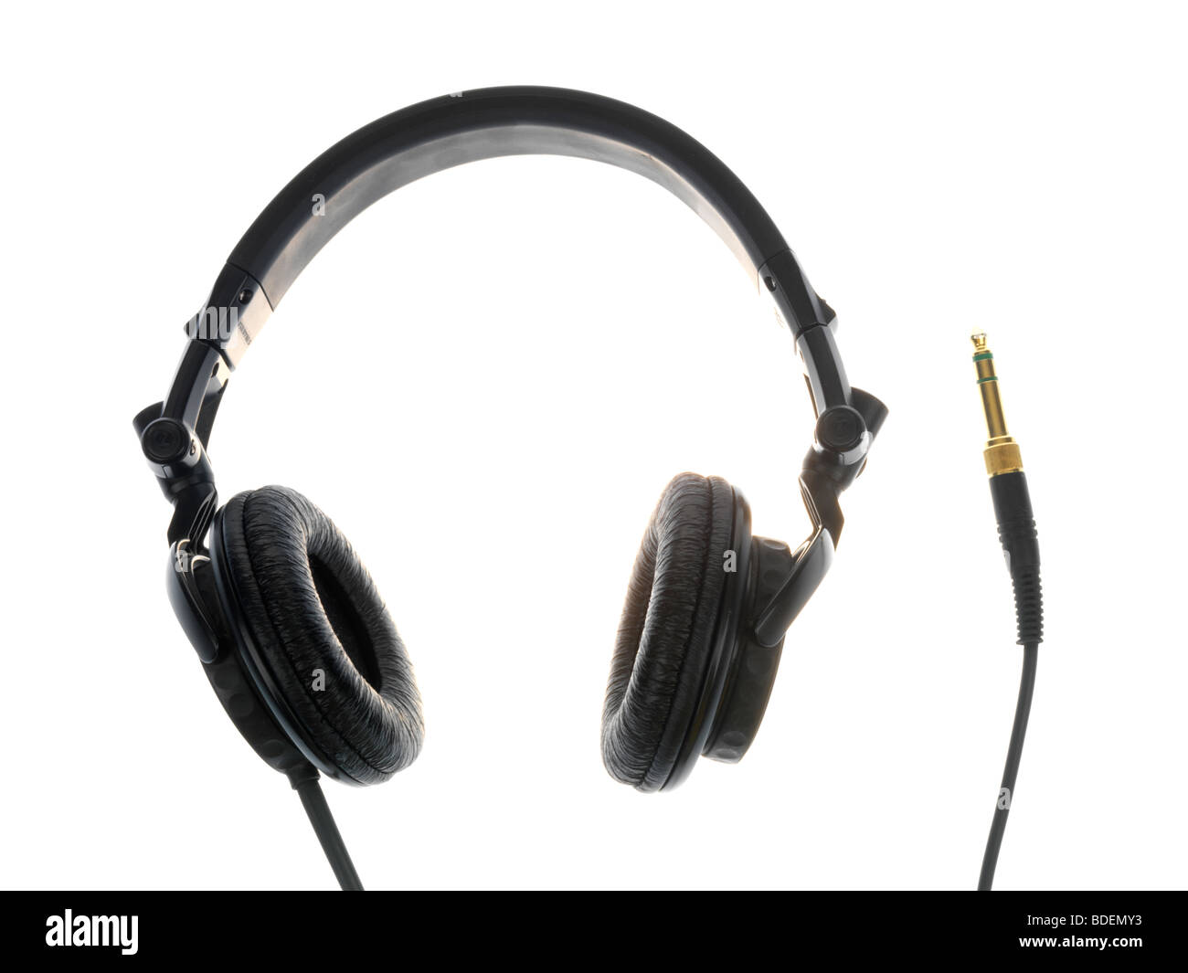 Closed Cup Headphones Stock Photo Alamy