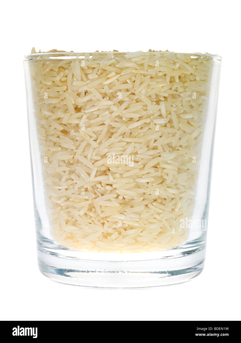 Glass of Rice Stock Photo - Alamy