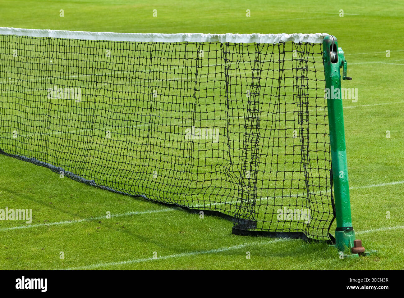 lawn tennis court net Stock Photo Alamy