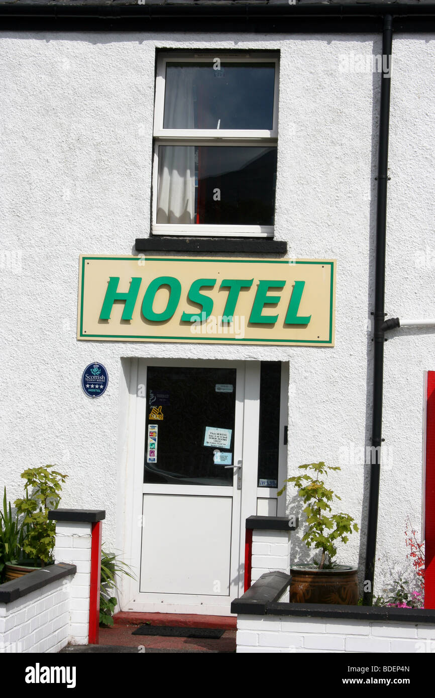 Hostel at Kyleakin, Isle of Skye, Western Scotland Stock Photo