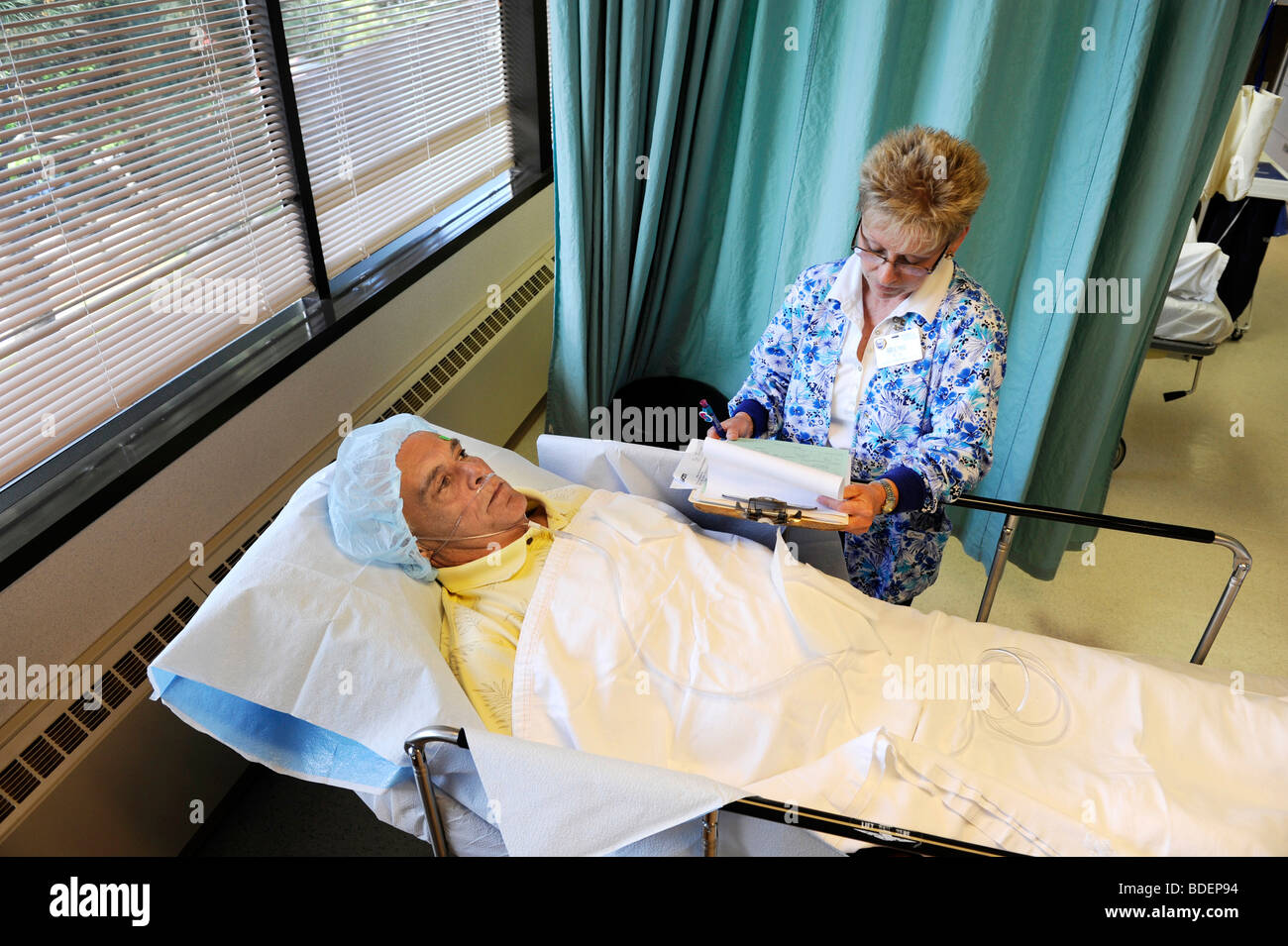 Preparation for Vision correction Cataract eye operation with a Crystalens implant replacement