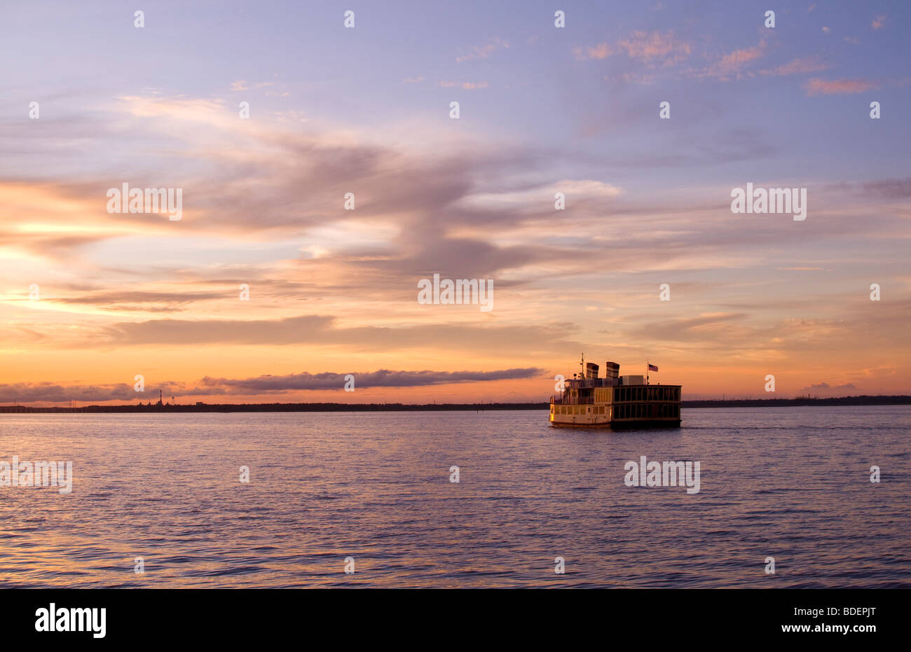 Cruise boat on Lake Monroe, Sanford, Florida Stock Photo Alamy