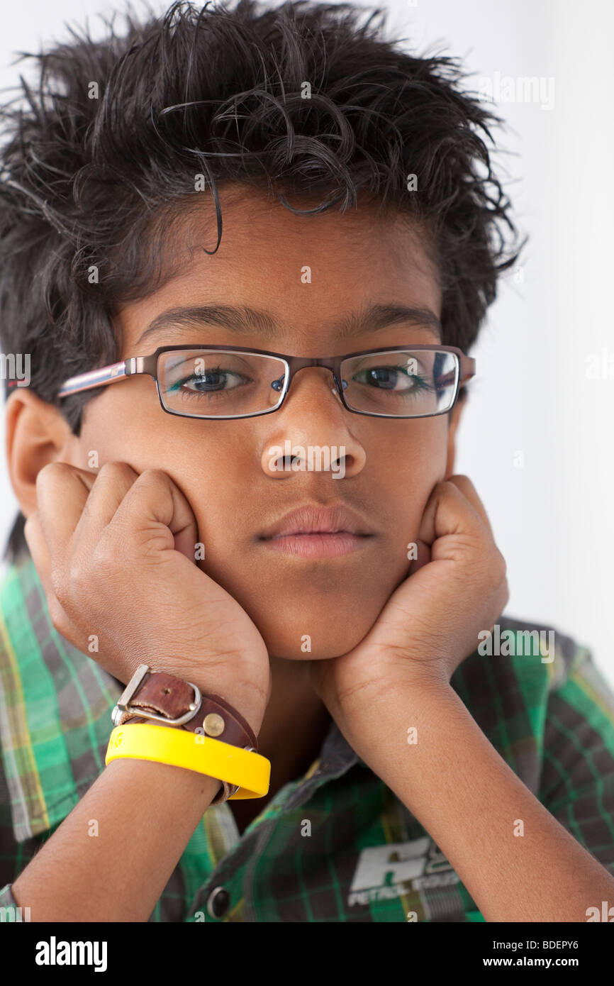 Moody teenager boy hi-res stock photography and images - Alamy