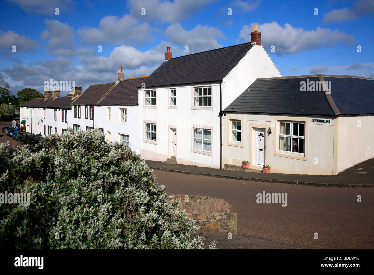 Cottages Embleton Village North Northumbrian Coast Northumbria