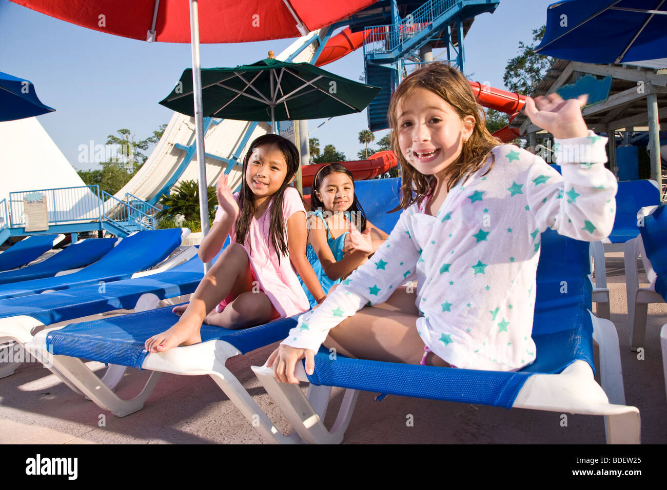 Girls having fun waterpark hires stock photography and images Alamy