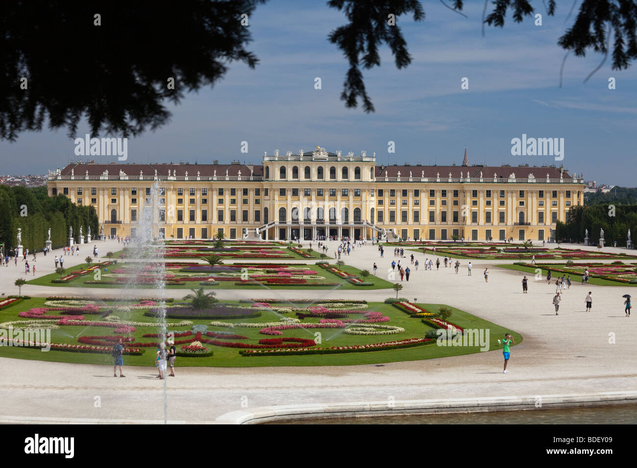 Schönbrunn Palace, Vienna, Austria Stock Photo