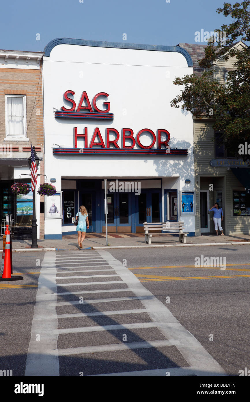 Main Street, Sag Harbor, New York Stock Photo Alamy