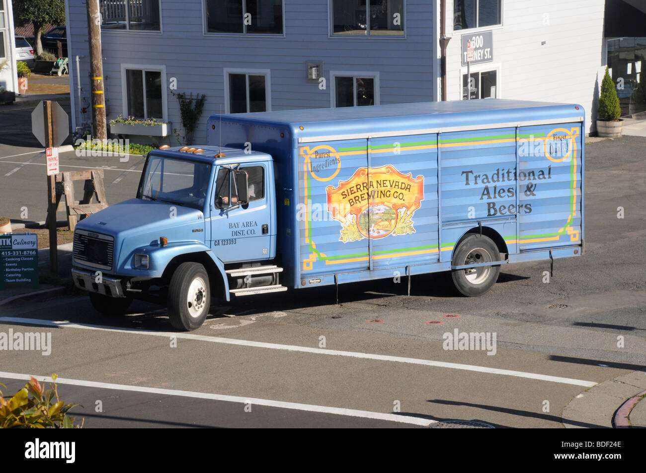 American beer truck delivery of Sierra Nevada Beer Stock Photo Alamy