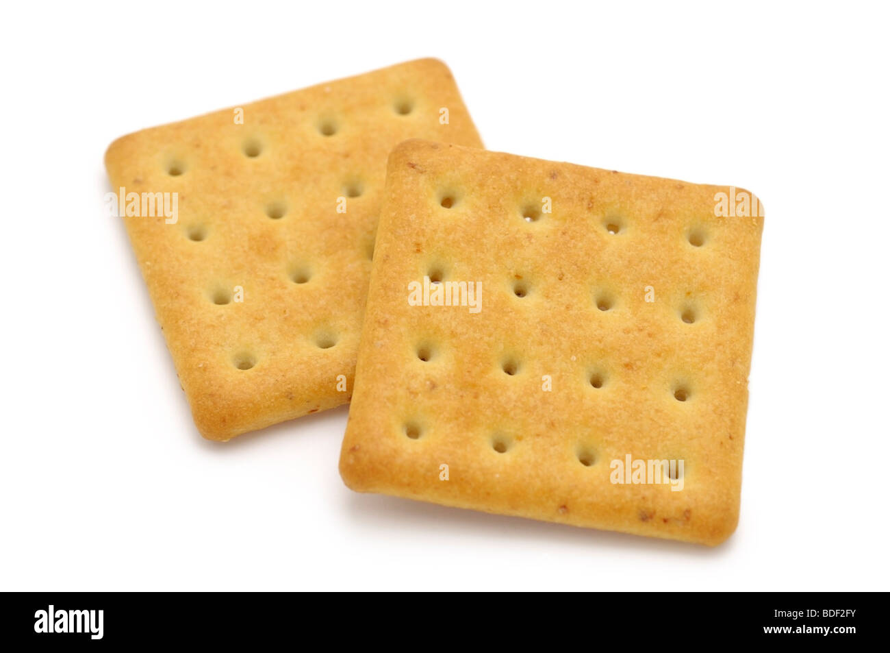 Rich Butter Crackers Stock Photo