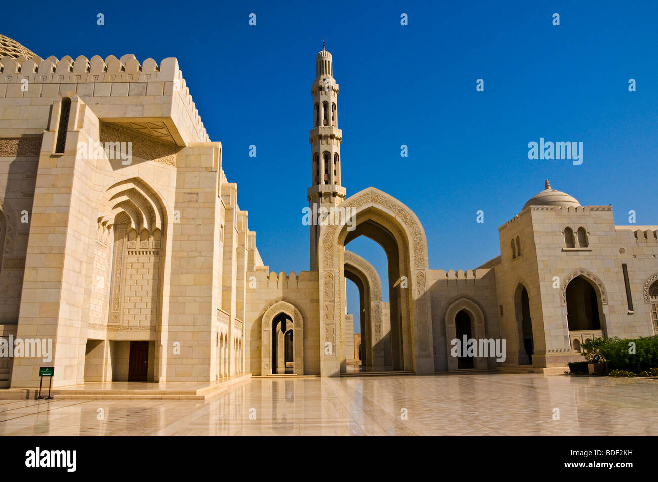Sultan Qaboos Grand Mosque Muscat  Sultanate of Oman Stock Photo