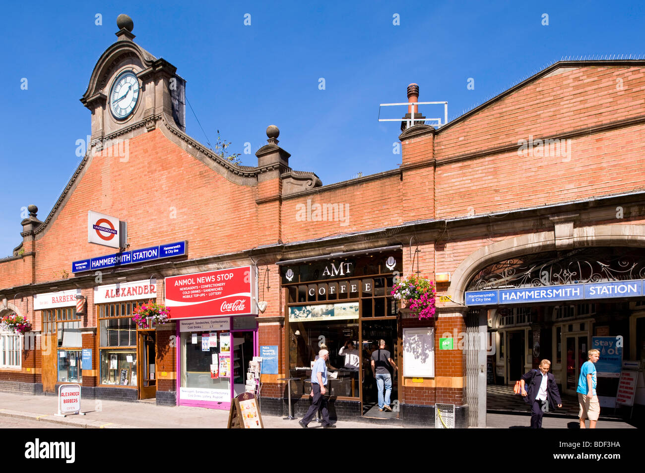 Hammersmith and City underground station, Hammersmith, W6, London