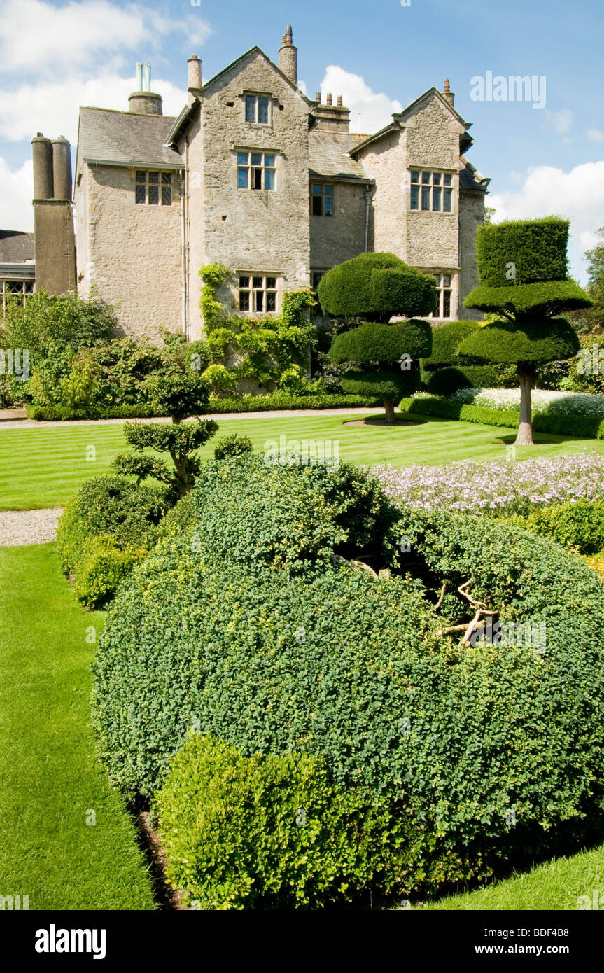 Levens Hall and Gardens in Cumbria Stock Photo Alamy