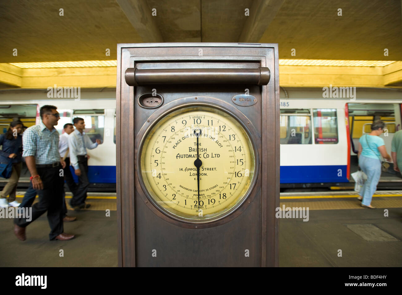 Underground Station, Uxbridge, Middlesex, United Kingdom Stock Photo