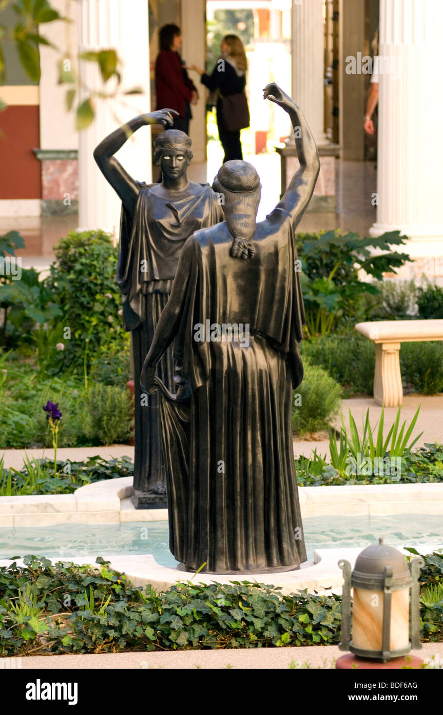 Sculptures at Getty Villa Stock Photo Alamy