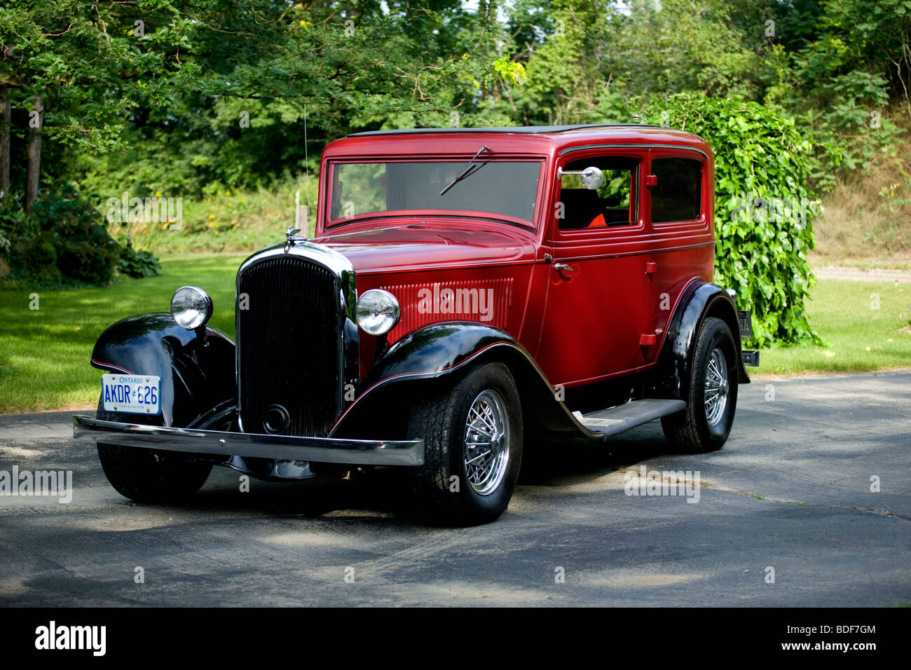 1932 Plymouth 2 Door Stock Photo - Alamy