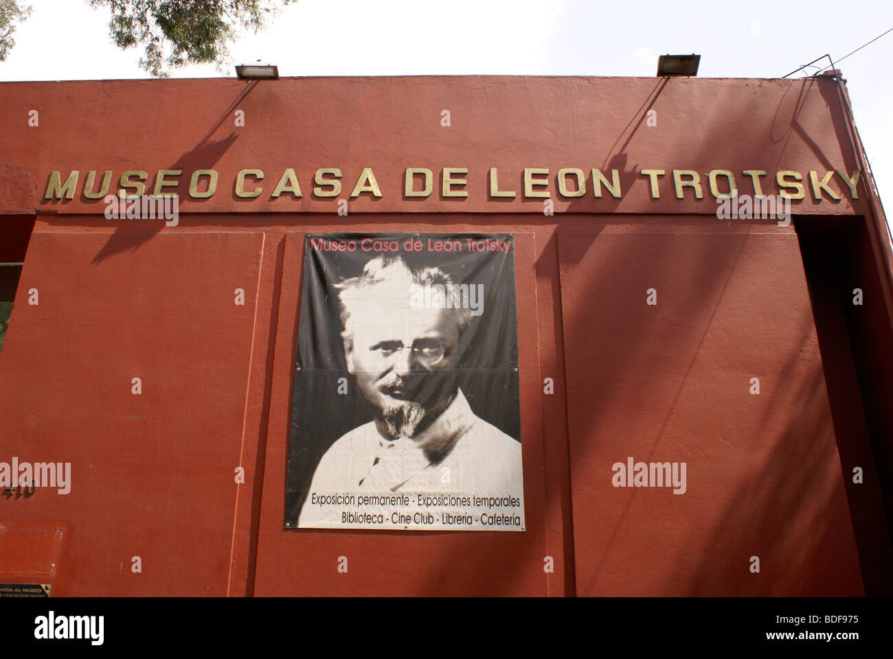 The Museo Casa de Leon Trotsky or Leon Trotsky House Museum in Coyoacan, Mexico City Stock Photo
