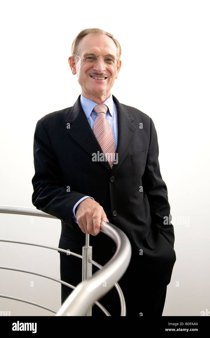 Guenter von Au, chair executive of the Sued-Chemie AG, in Munich, Bavaria, Germany, Europe Stock Photo