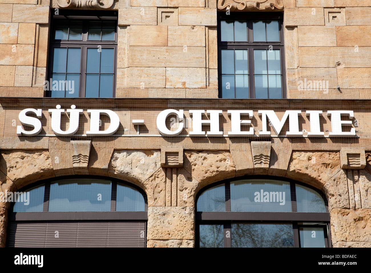 Corporate headquarters of the Sued-Chemie AG, in Munich, Bavaria, Germany, Europe Stock Photo