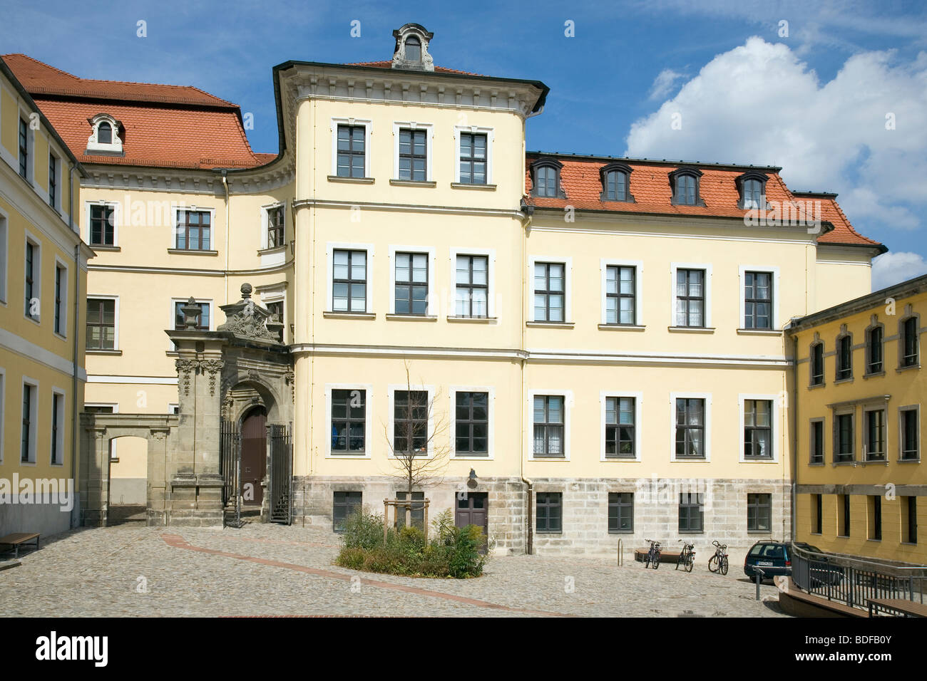 Romanesque Art Centre / Haus der Romanik, Magdeburg, Saxony-Anhalt, Germany Stock Photo