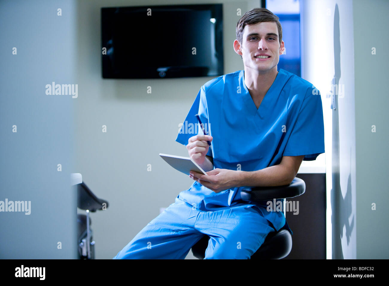 Smiling young nurse doctor hi-res stock photography and images - Alamy