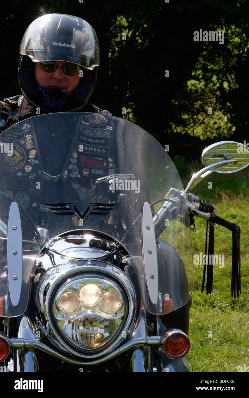 Motorbike enthusiasts Stock Photo