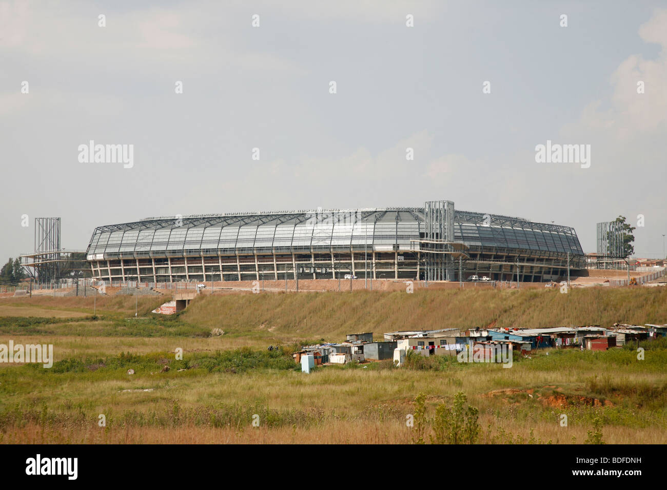 Orlando Football Stadium. Home of the Orlando Pirates football team. Soweto Johannesburg. South Africa. Stock Photo