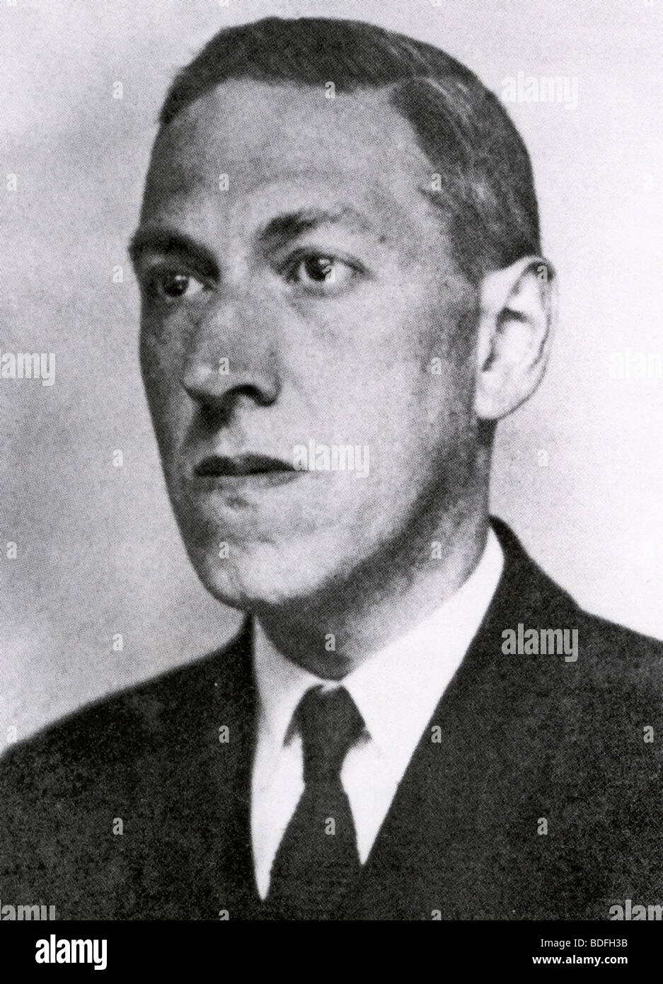 HP LOVECRAFT - Howard Phillips Lovecraft - American novelist 1890-1937 Stock Photo