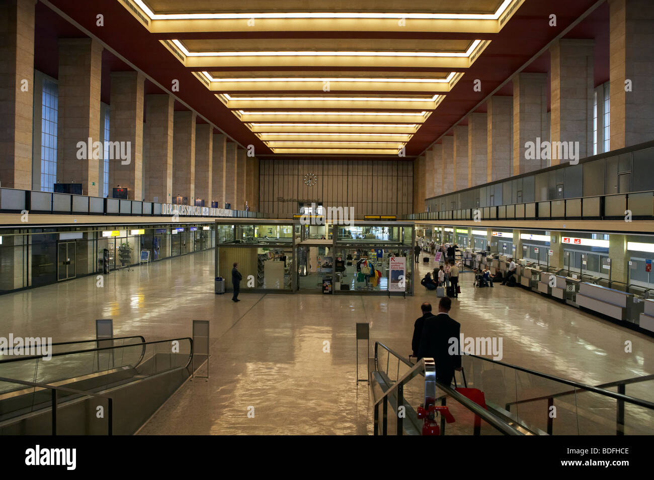 Terminal building, Tempelhof Airport, Berlin, Germany, Europe Stock Photo