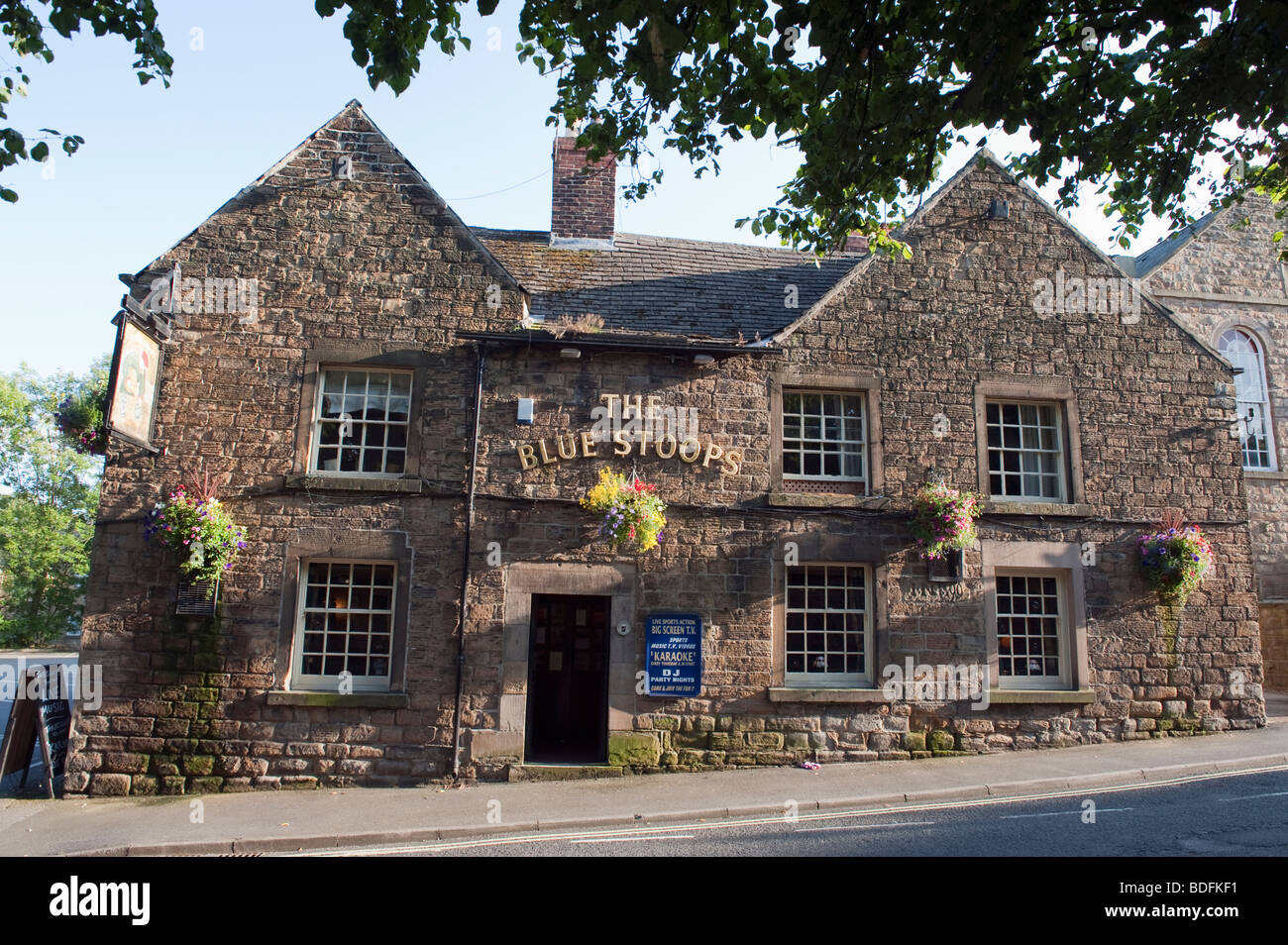The "Blue Stoops" "public house" in Dronfield, Derbyshire, England,"Great Britain","United