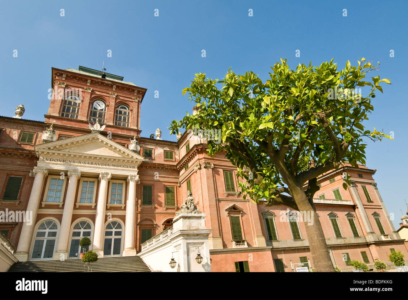 Castle of Racconigi, Province of Cuneo, Italy Stock Photo Alamy