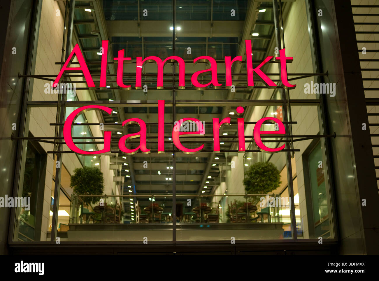Altmarkt Galerie shopping center, Dresden, Saxony, Germany, Europe