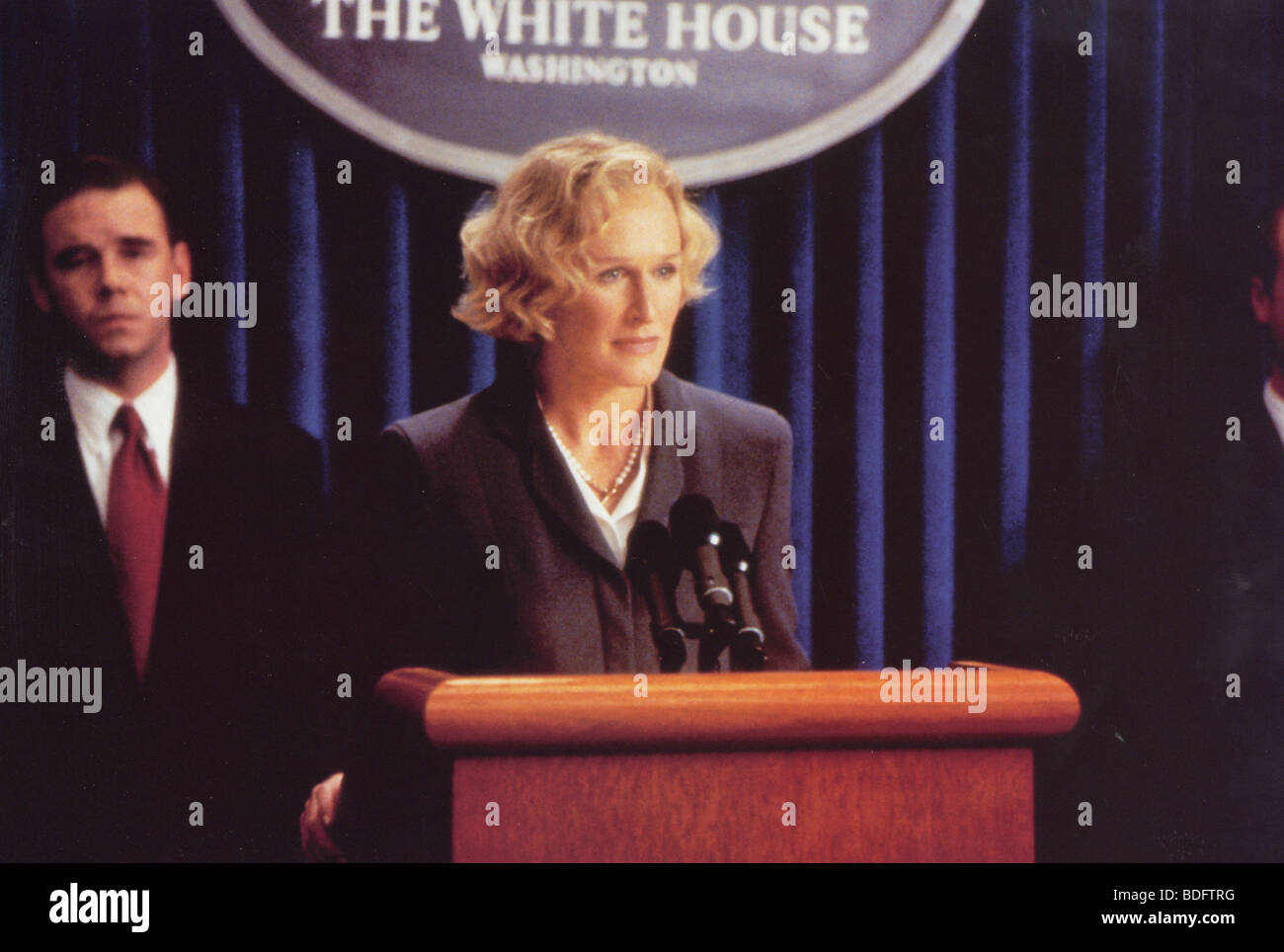 AIR FORCE ONE  - 1997 Columbia film with Glenn Close as Vice President Kathryn Bennett Stock Photo